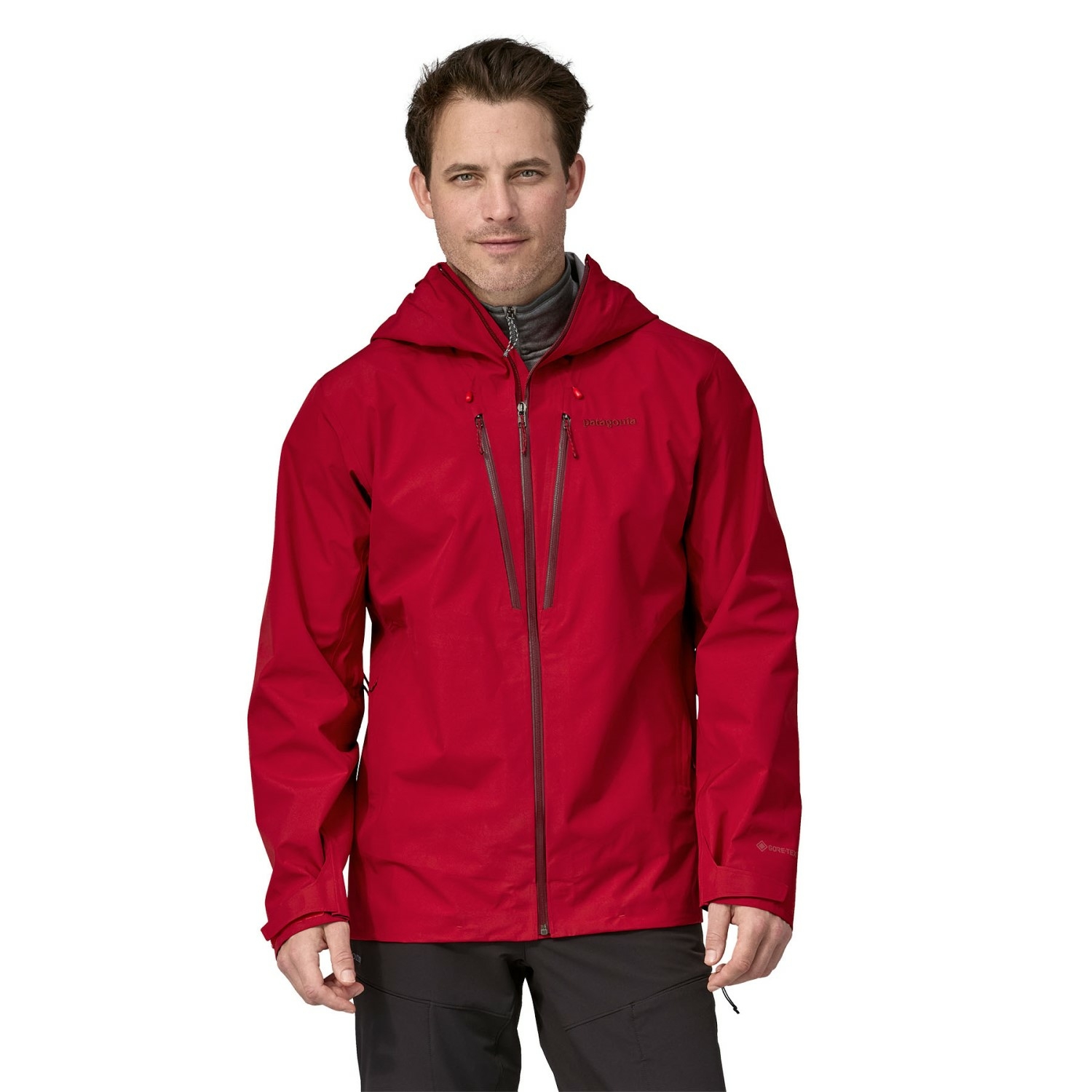 Męska kurtka przeciwdeszczowa Patagonia Triolet GTX touring red - XL