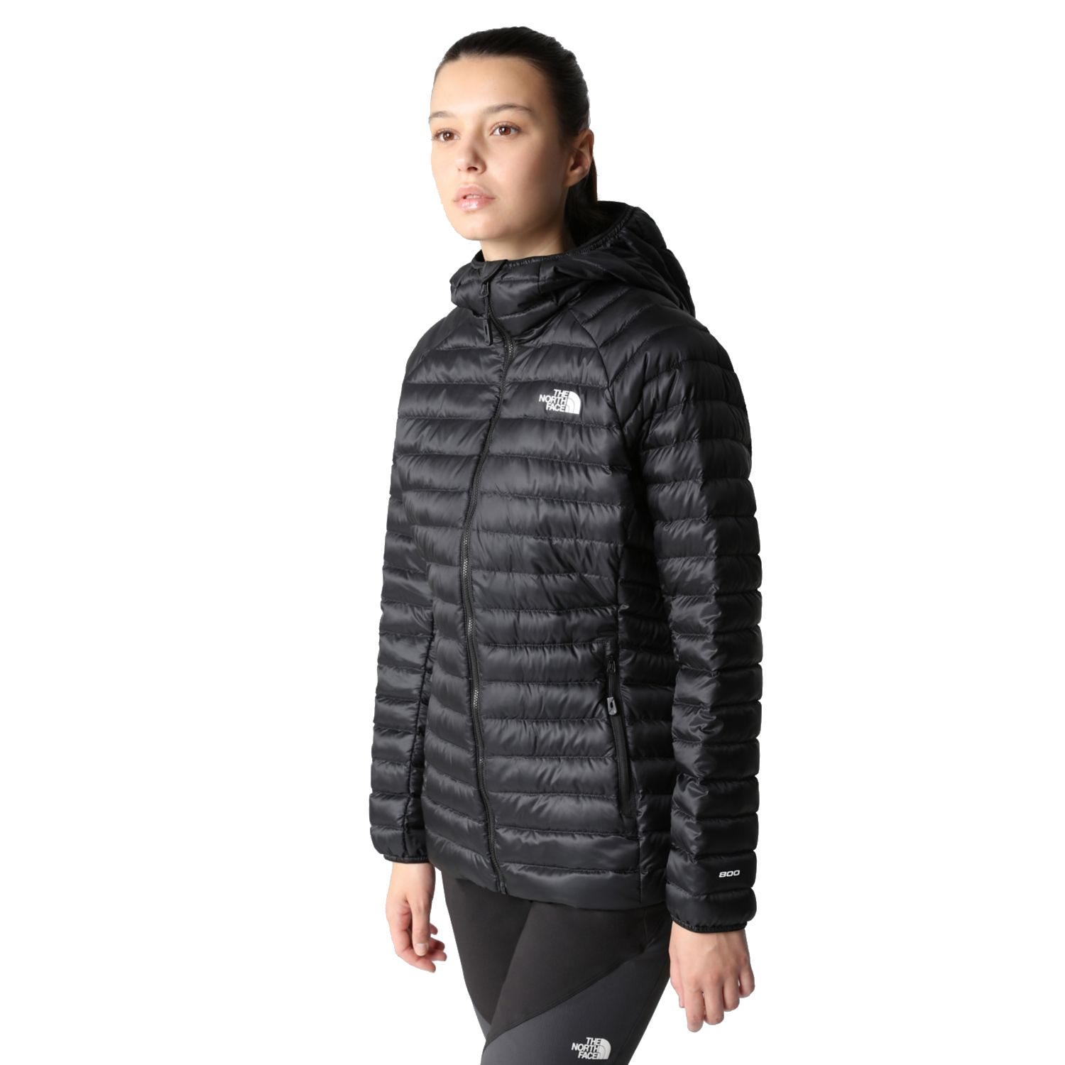 Damska kurtka puchowa The North Face Bettaforca Lt Down Hoodie black - L