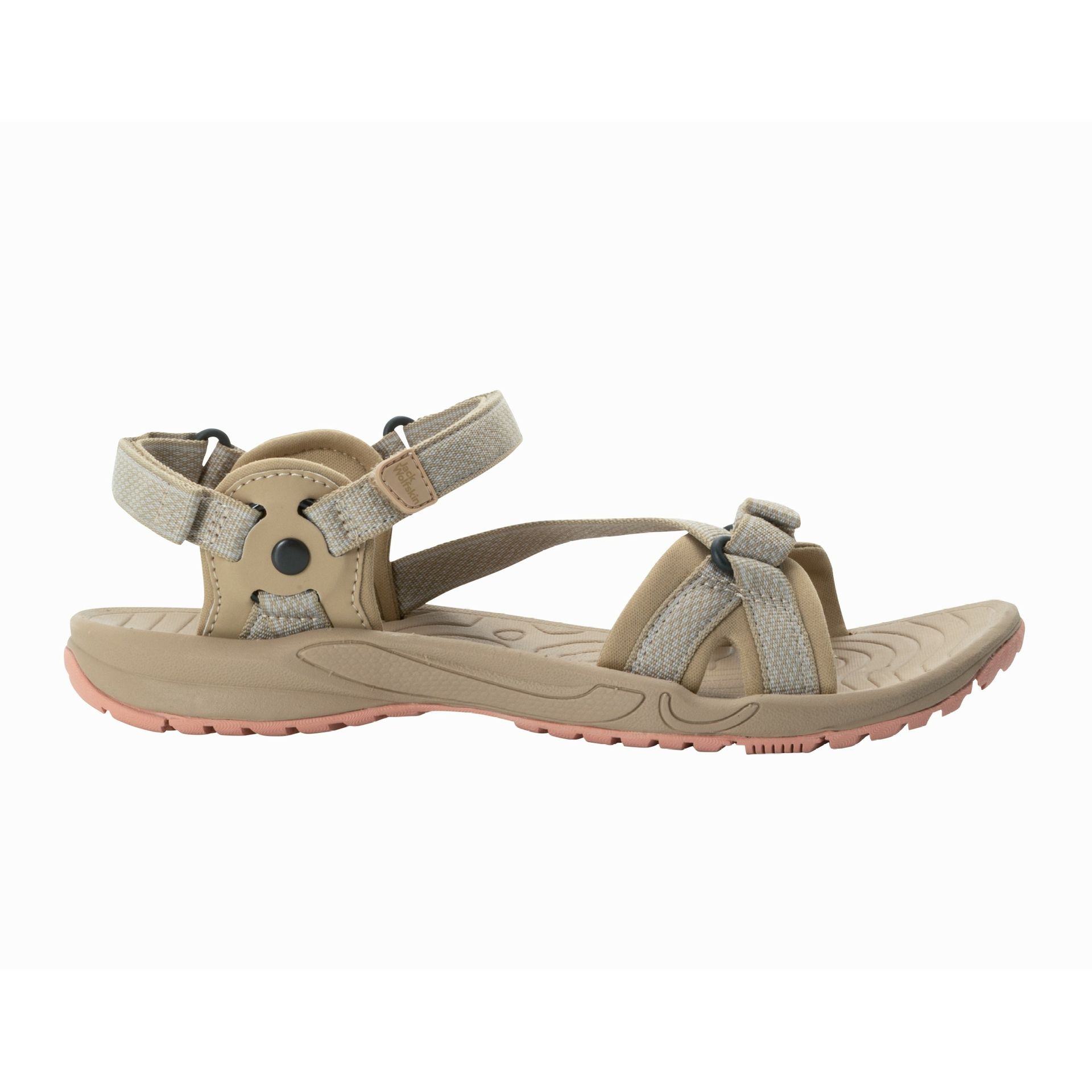 Sandały sportowe damskie Jack Wolfskin LAKEWOOD RIDE SANDAL W sand storm - 37