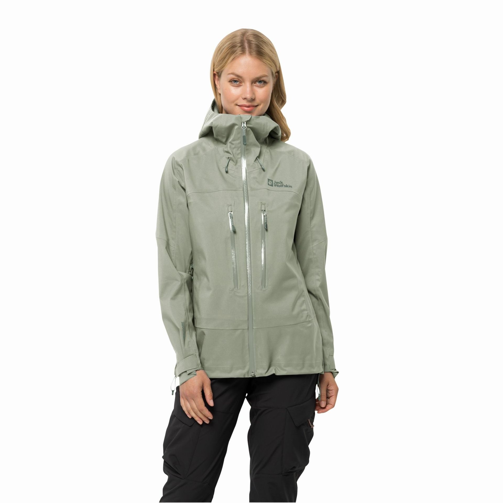 Damska kurtka Jack Wolfskin KAMMWEG 3L JKT W mint leaf - XS