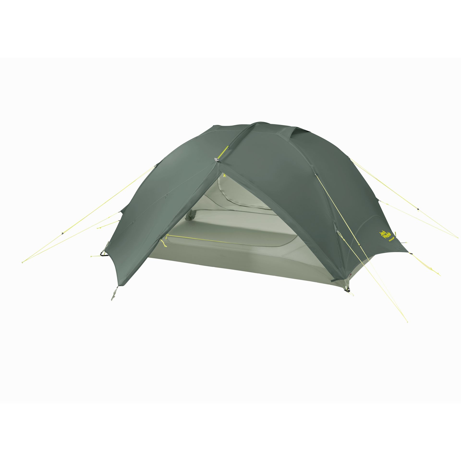 Namiot turystyczny dla 3 osób Jack Wolfskin REAL DOME LITE III hedge green - ONE SIZE