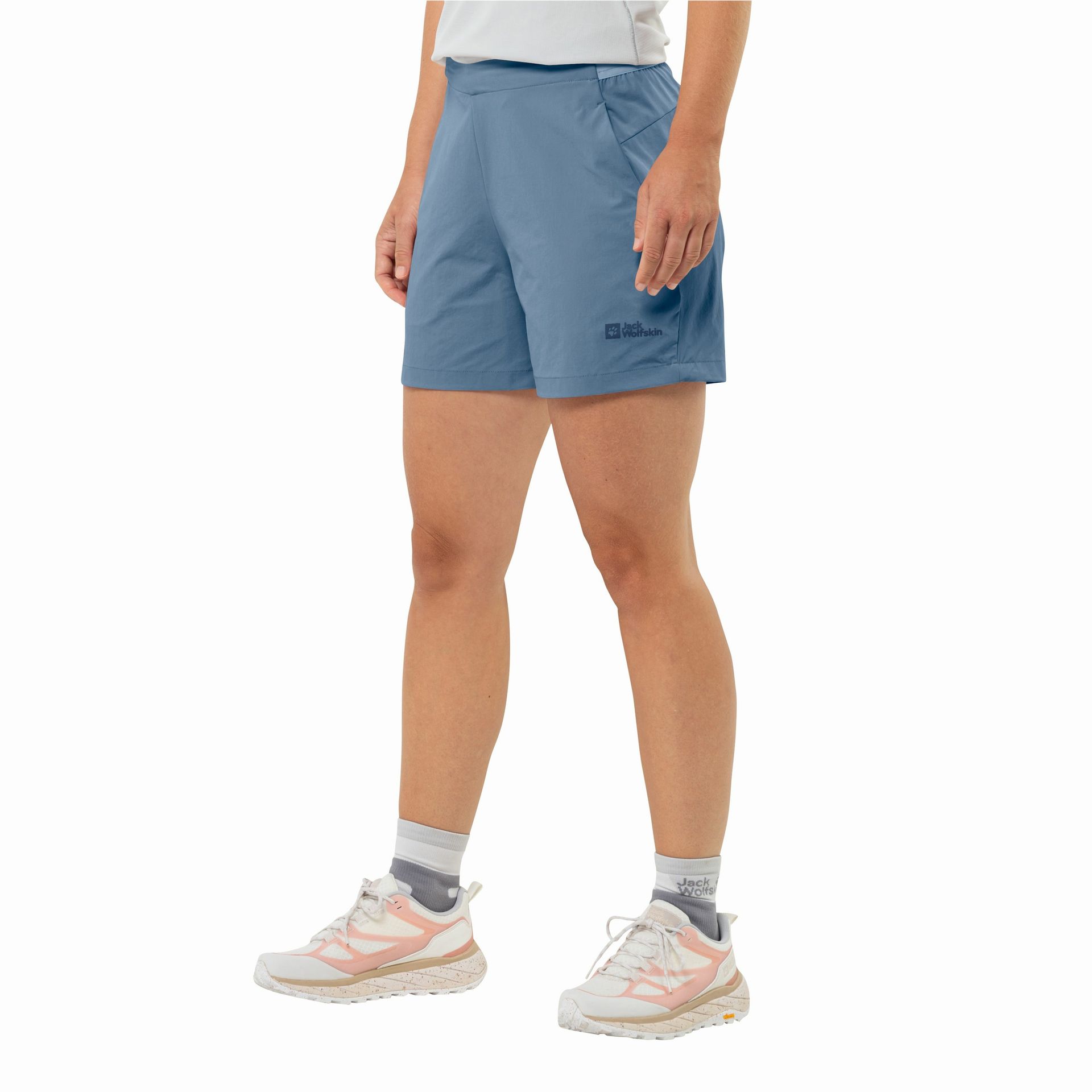 Krótkie spodenki damskie Jack Wolfskin PRELIGHT SHORTS W elemental blue - XS