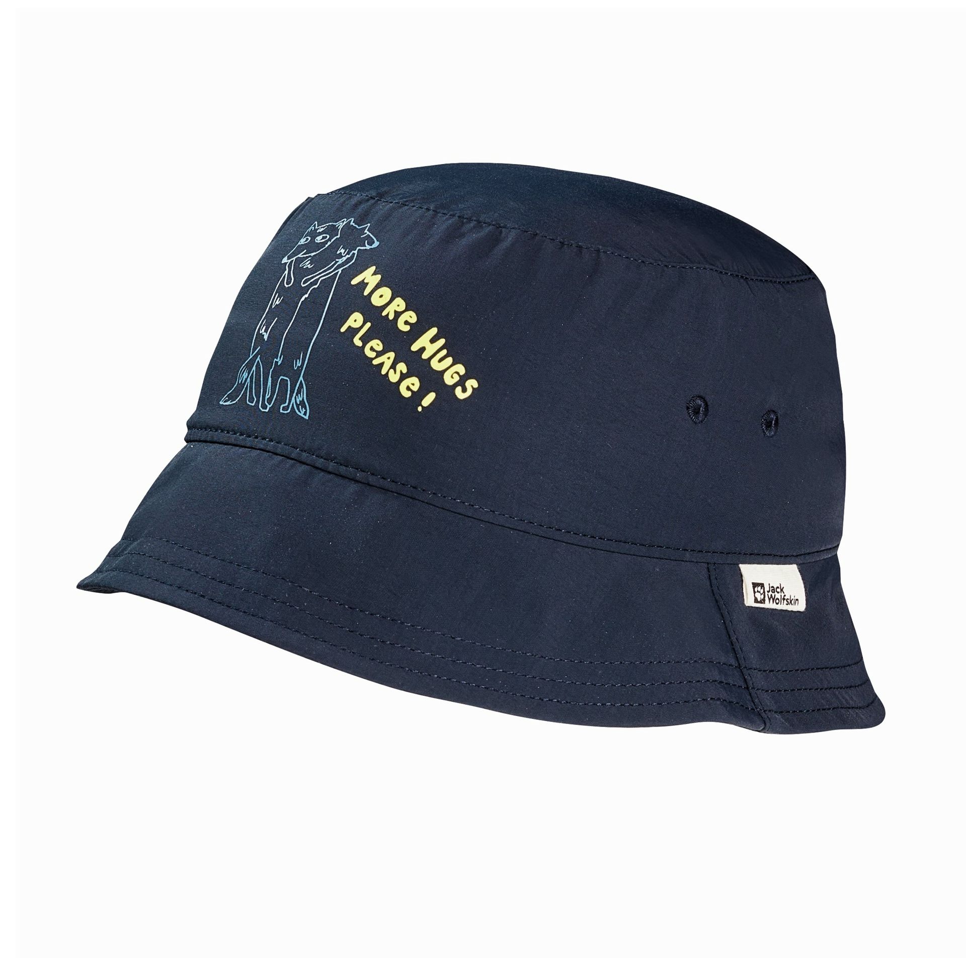 Dziecięcy kapelusz Jack Wolfskin AT HOME BUCKET HAT K night blue - S