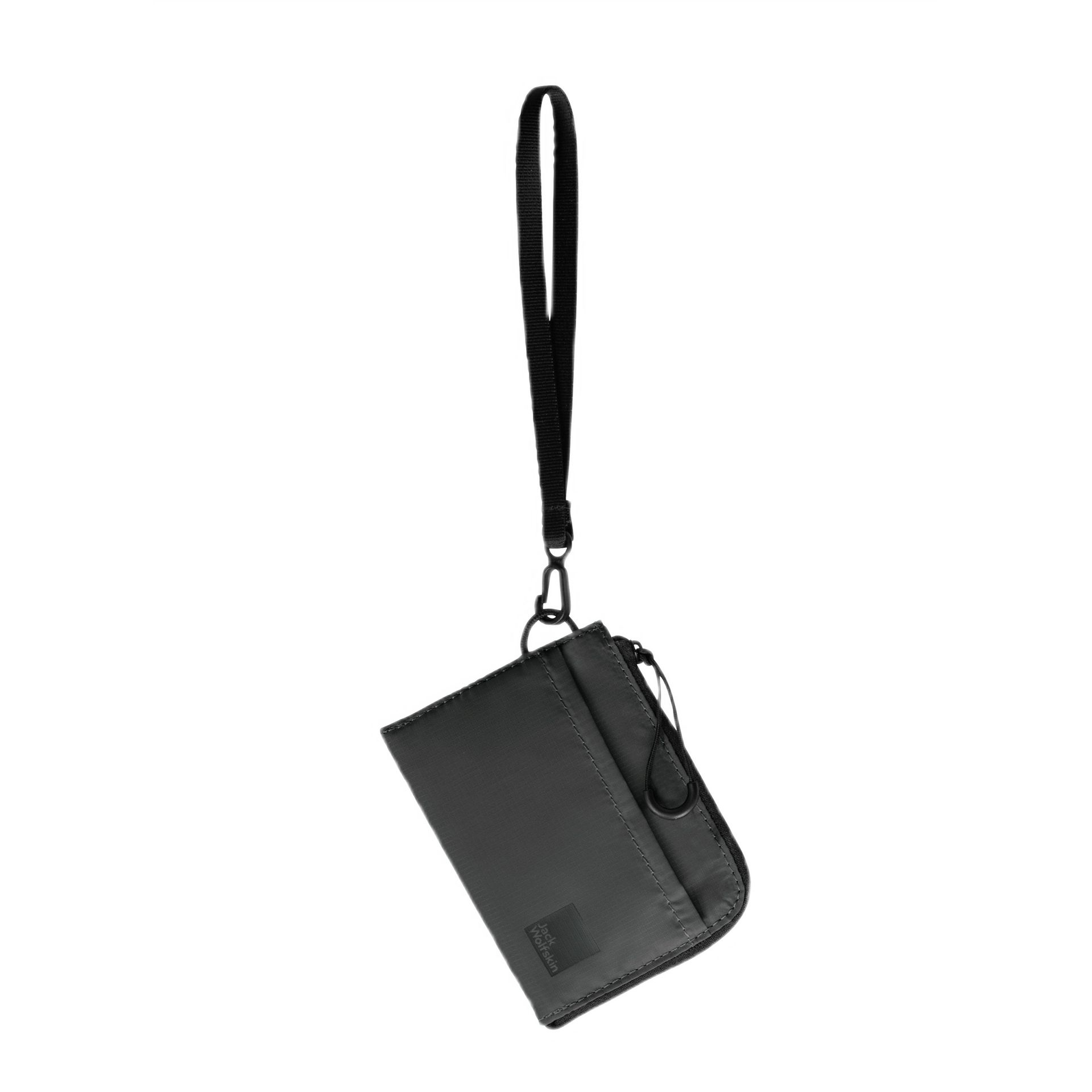Portfel Jack Wolfskin WANDERMOOD WALLET granite black - ONE SIZE