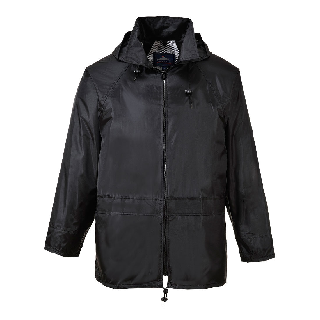 Klasyczna kurtka przeciwdeszczowa Czarny 3XL