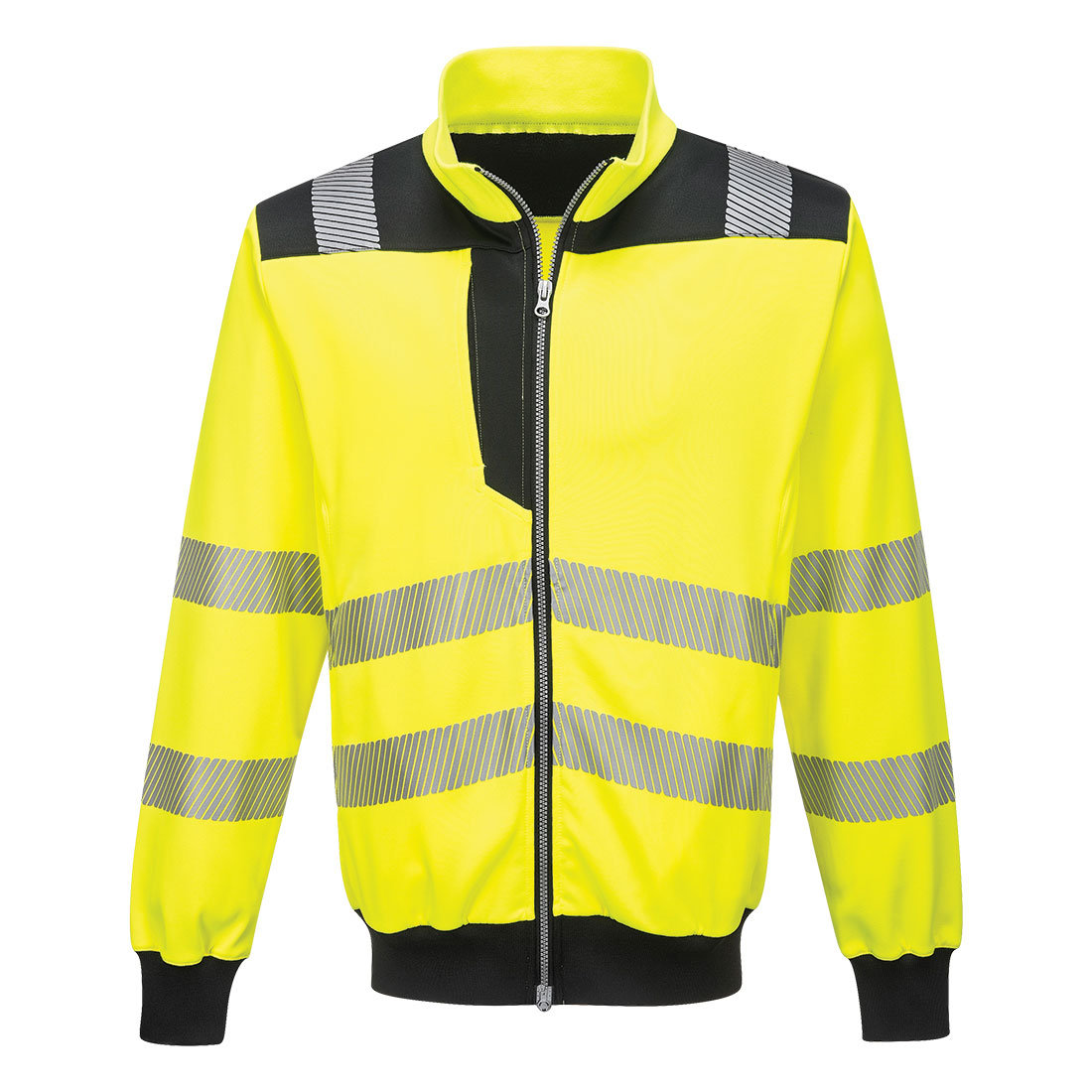 Bluza ostrzegawcza PW3 PORTWEST Czarny Żółty XL