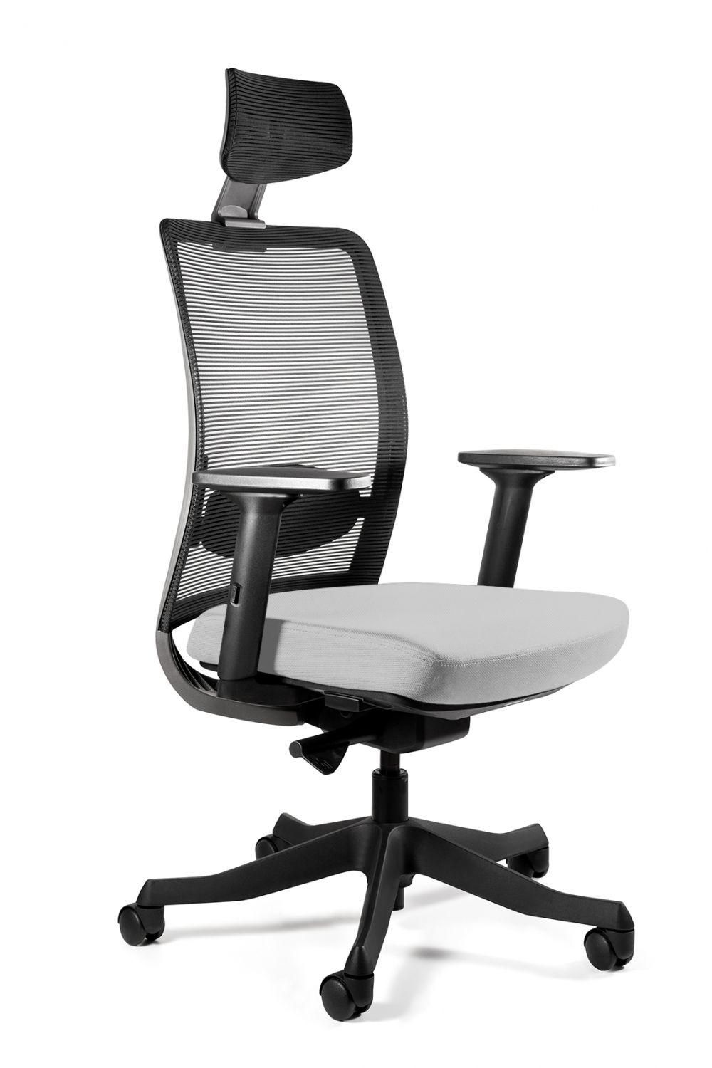 Fotel biurowy, ergonomiczny, Anggun, snowy, czarny