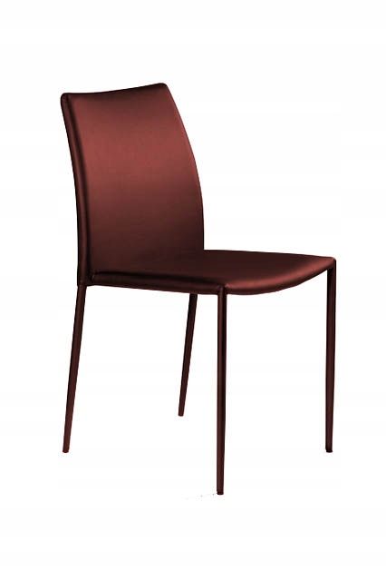 Krzesło do jadalni, salonu, klasyczne, ekoskóra, design, czerwony