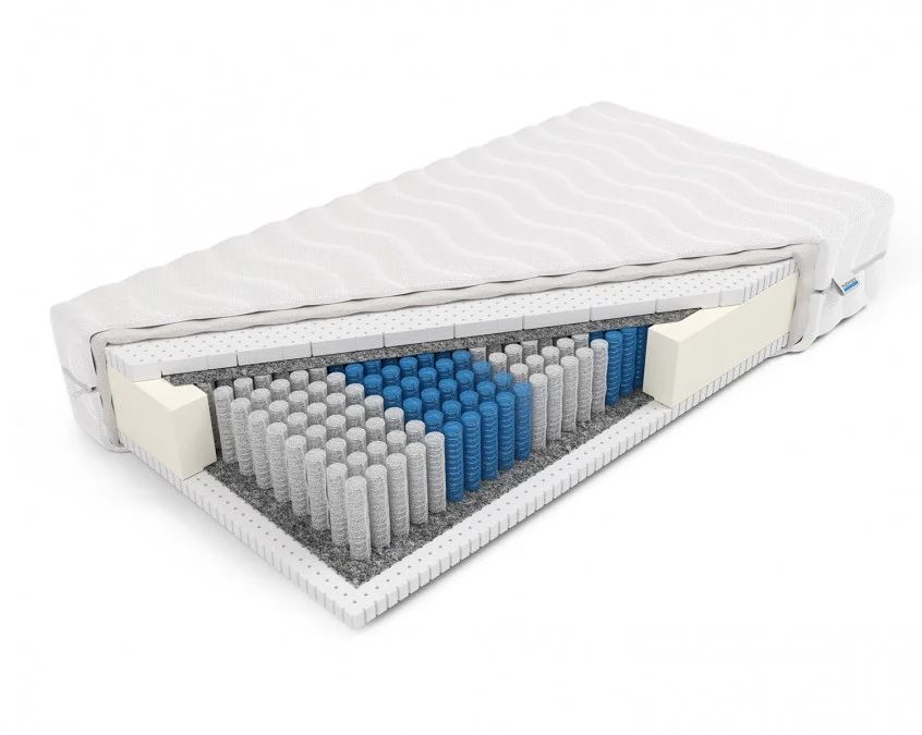 Materac multipocket, z lateksem, Herakles, 7 stref