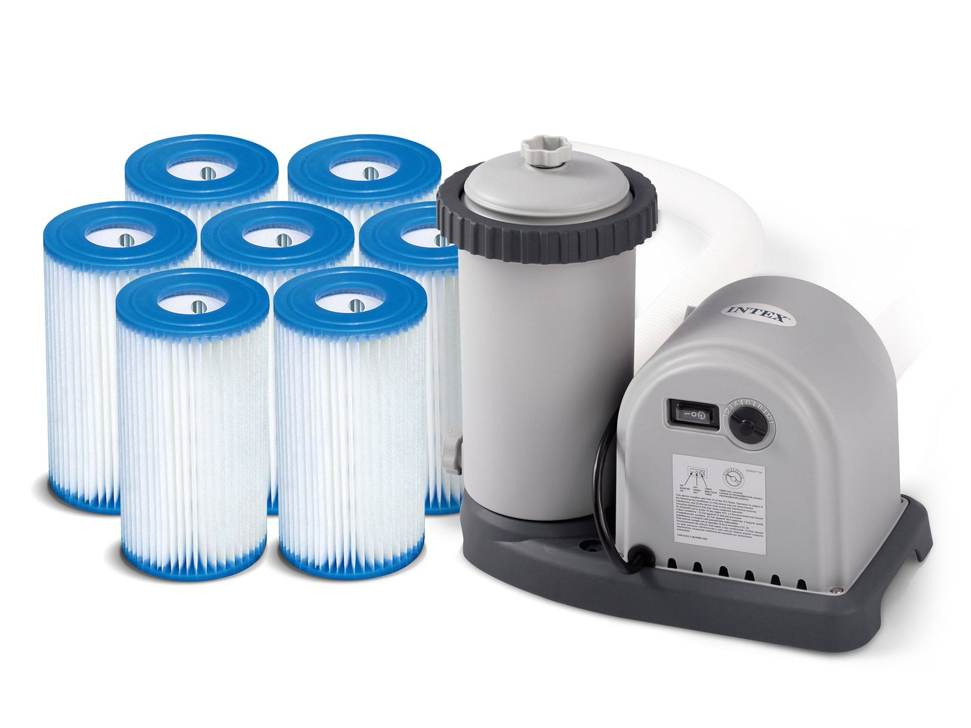Intex Pompa filtrująca do basenów 5678L/h 28636 29000 + 7 filtrów!