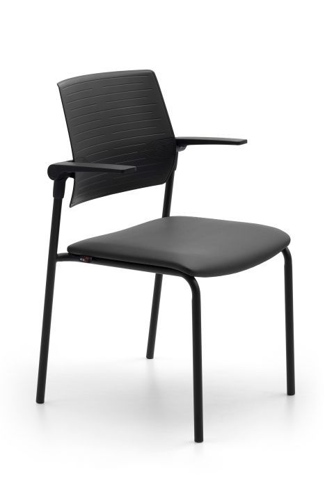 Krzesło, składane podłokietnikami, Shift, szary