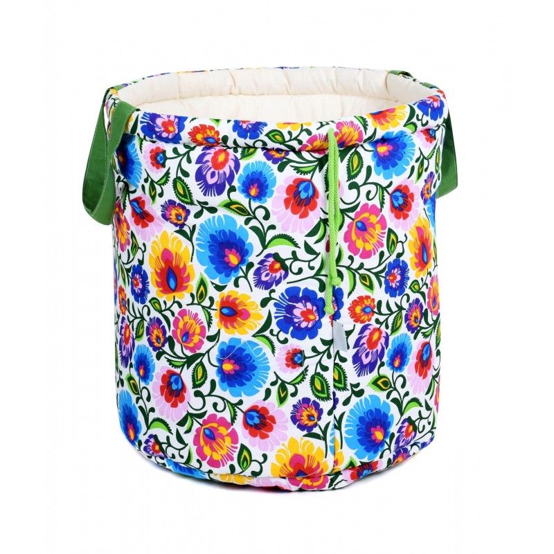 Kosz na zabawki, 40x50 cm, bawełna, Folk&Roll