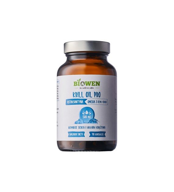 Biowen, Suplement diety, Krill Oil Pro - olej z kryla, 90 kaps.