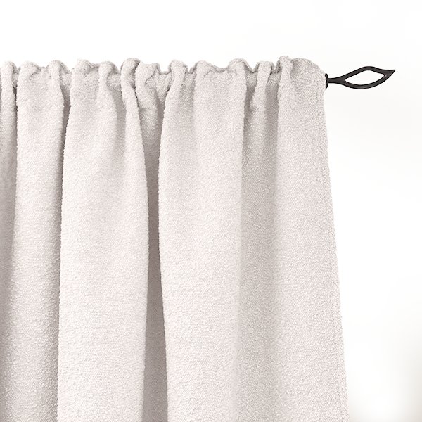 Zasłona BOUCLE BC2073 | śmietankowy 140 x 240 cm