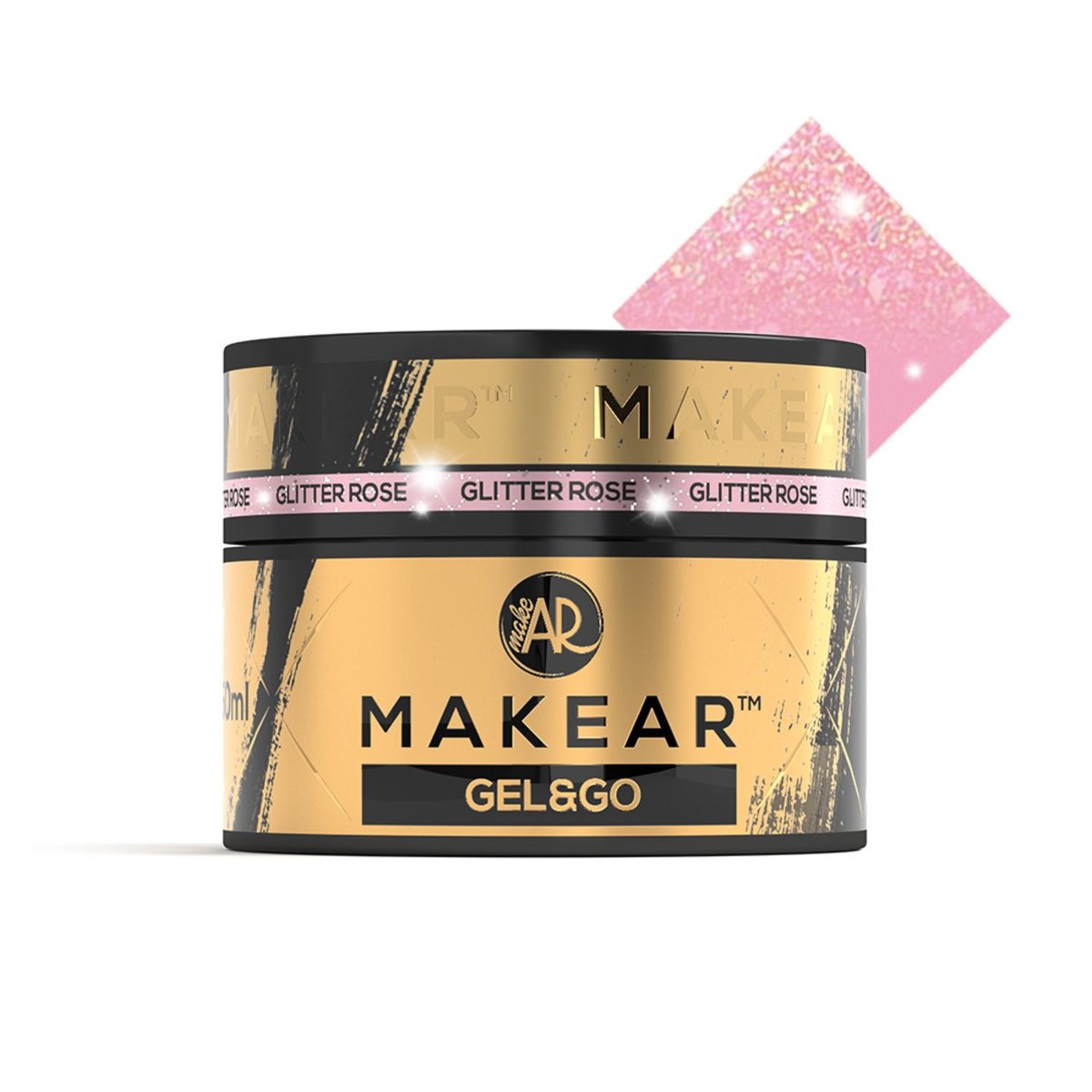 Makear Gel&Go Żel budujący GG23 Glitter Rose 50ml