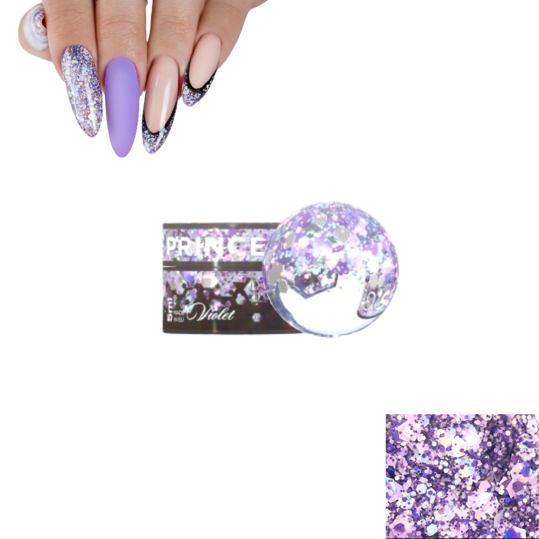 Makear, Princess Gel Violet PG04 żel do zdobień princess nails fioletowy