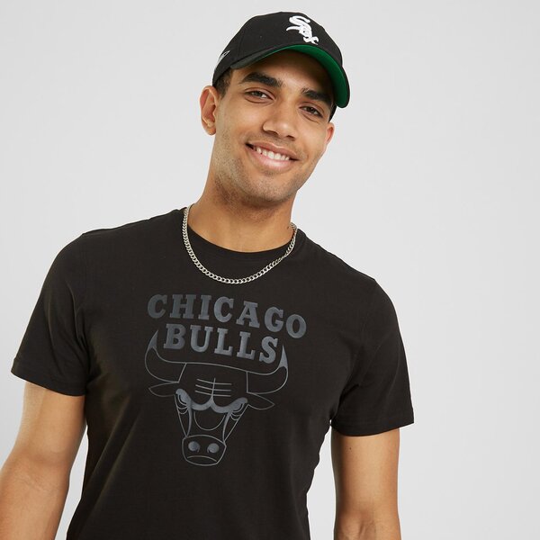 NEW ERA T-SHIRT SS NBA REMAINING BULLS CHICAGO BULLS BLKBLK - New Era