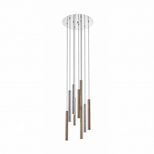 P0461-09C-B5SC LOYA LAMPA WISZĄCA CHROME+GOLD+COPPER
