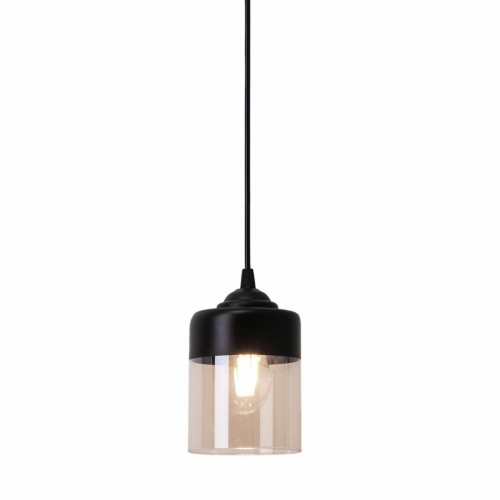 CL19020-1P-BL PORTO LAMPA WISZĄCA CZARNA/BLACK