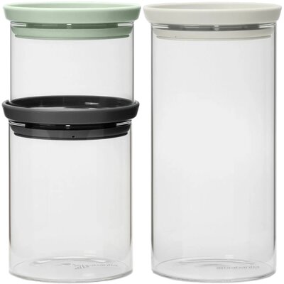 Brabantia Zestaw pojemników na żywność 100550 3 szt.