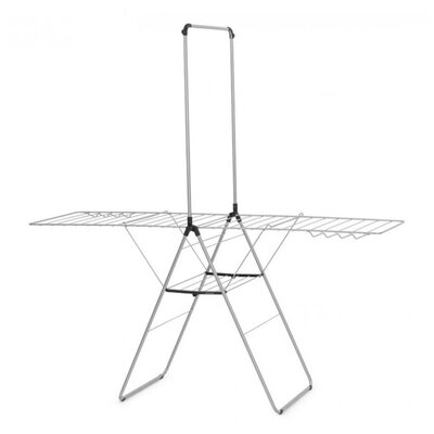 Brabantia Suszarka do ubrań Hangon 250 cm metaliczna szara z drążkiem 403545