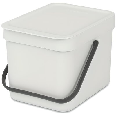 Kosz na odpadki sort&amp;go 6l jasny szary 213267 kod: 213267