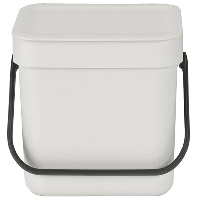 Kosz na odpadki sort&amp;go 3l light grey 213229 kod: 213229