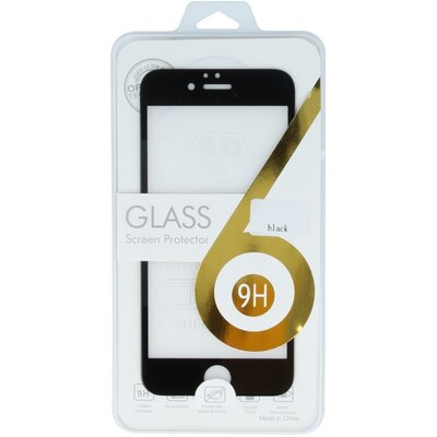 TelForceOne Szkło hartowane Tempered Glass 5D do iPhone 7 / iPhone 8 czarne z ramką