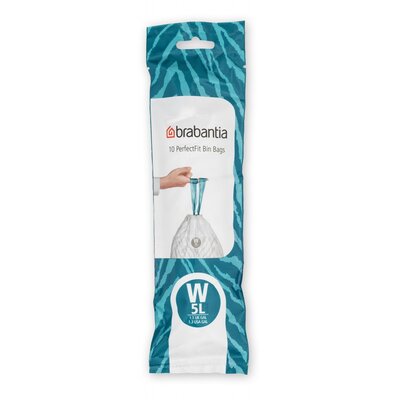 Brabantia Worki na śmieci PerfectFit rozmiar W 5L 137808 10 szt.