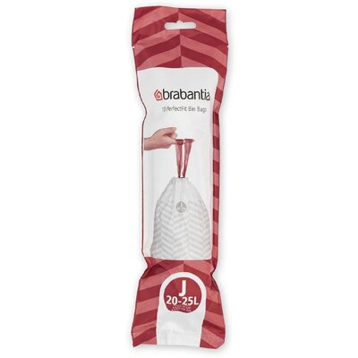 Brabantia Worki na śmieci PerfectFit rozmiar J 20-25L 138324 10 szt.