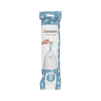 Brabantia Worki na śmieci PerfectFit rozmiar O 30L 138447 10 szt.