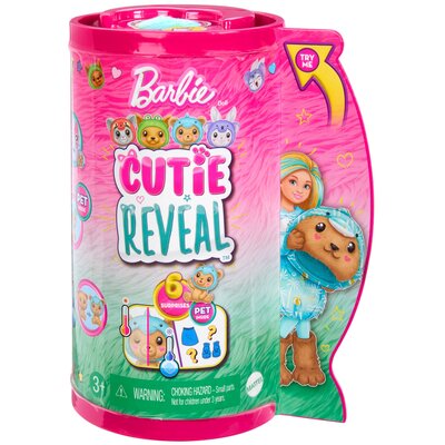 Barbie Cutie Reveal Chelsea Lalka Miś-Delfin Seria KostiuMalezja Zwierzaczki
