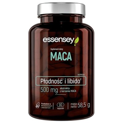 Ekstrakt z korzenia maca Essensey MACA 90 kapsułek (5902114043544)
