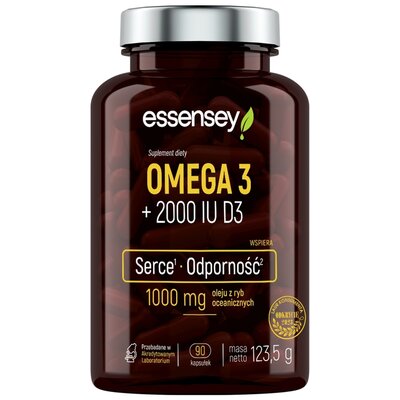 Essensey Omega + D3 2000 Serce Odporność