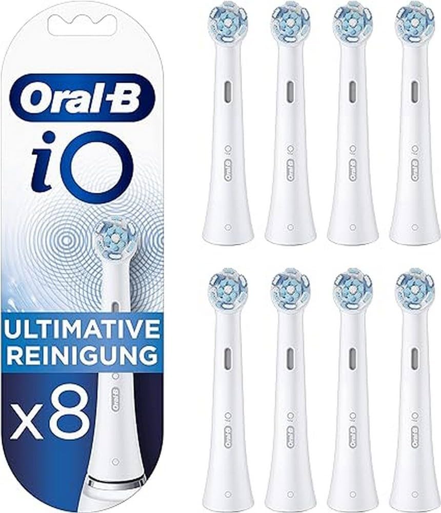 ORAL-B BRAUN końcówki do szczoteczki elektrycznej końcówki do szczoteczki elektrycznej iO Ultimate Clean White 8szt. RBCW-8