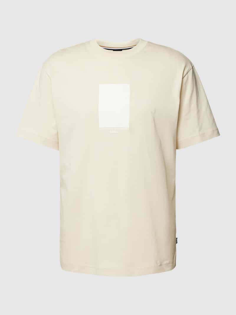 T-shirt z nadrukiem z napisem i logo model ‘Tessin’