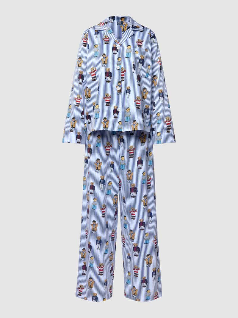 Piżama z nadrukiem z motywem ‘Iconic Bear’