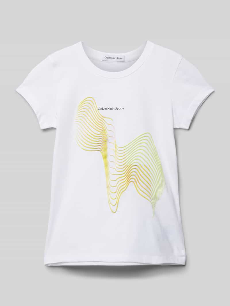 T-shirt z o kroju slim fit z nadrukiem z motywem