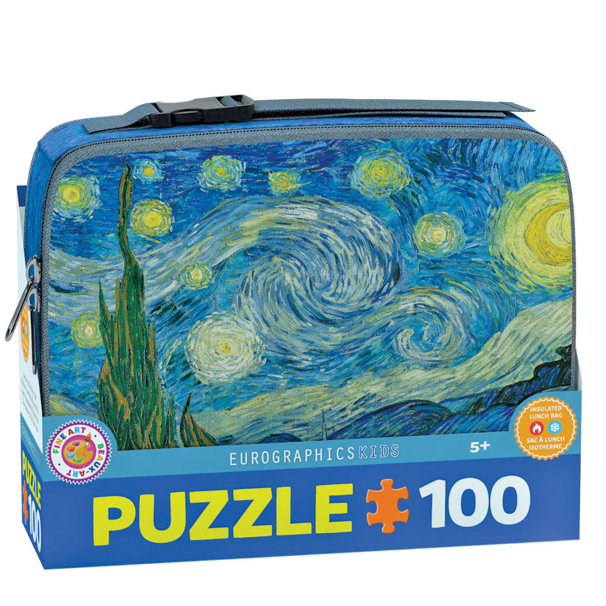 Puzzle 100 Z Lunch Box  Van Gogh 9100-1204