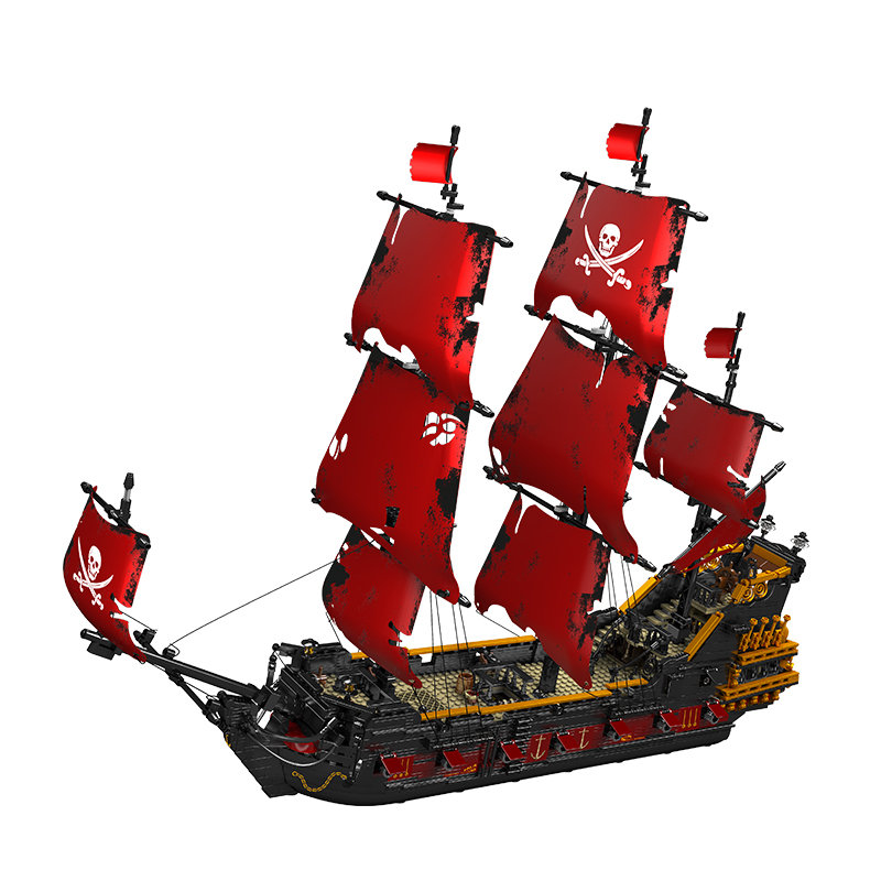 Statek Queen Anne's Revenge - Klocki MOULD KING 3139el. TECHNIC