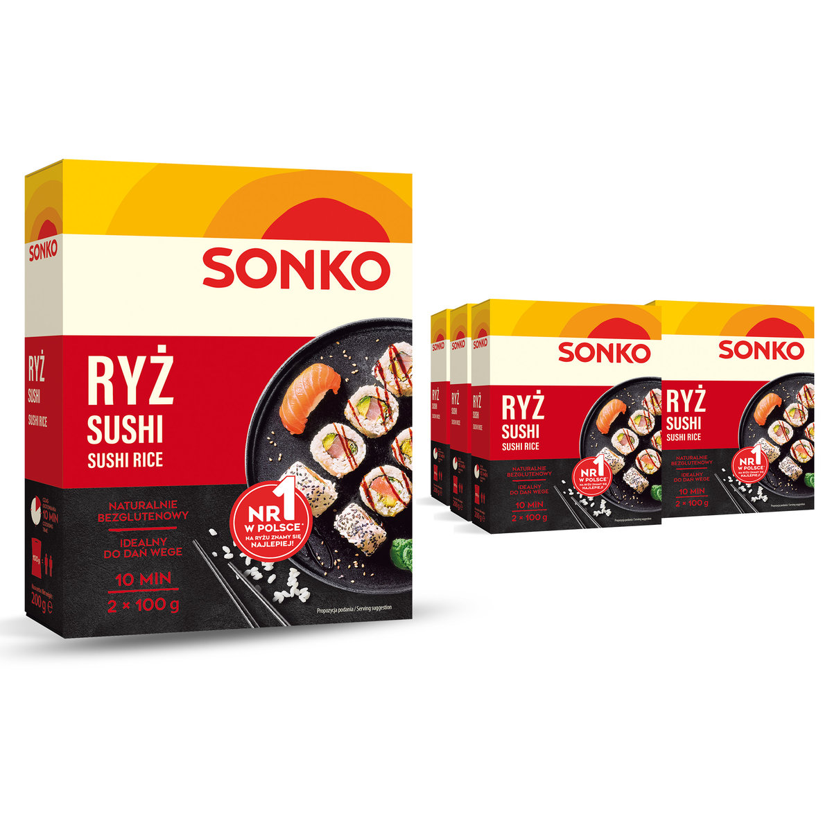 6x SONKO Ryż sushi 2x100g