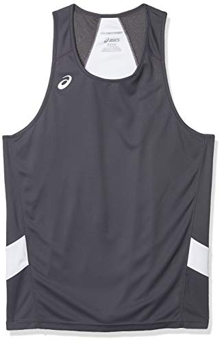 ASICS Team Sweep Singlet, stal szary/biały, duży