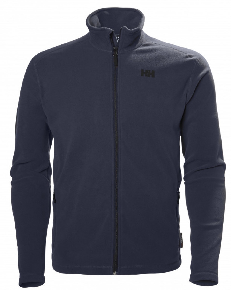 Męski polar rozpinany bez kaptura Helly Hansen Daybreaker Fleece Jacket - czarny - HELLY HANSEN