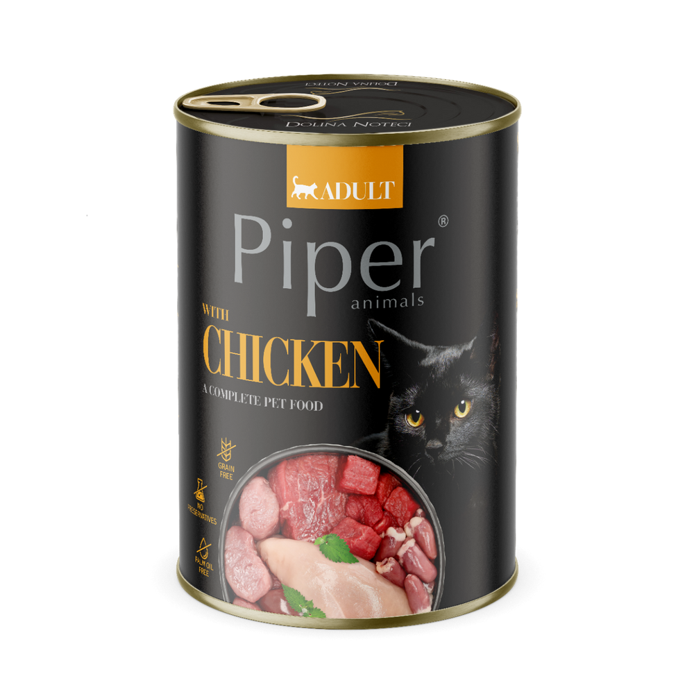 DOLINA NOTECI Piper dla kota z kurczakiem 400g