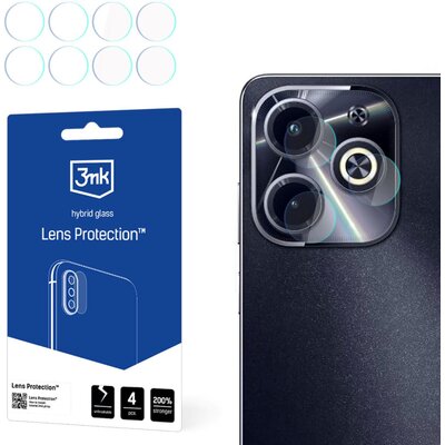 Szkło hybrydowe na obiektyw 3MK Lens Protection do Infinix Hot 40i