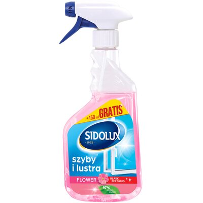 Płyn do mycia szyb SIDOLUX Crystal Flower 650 ml