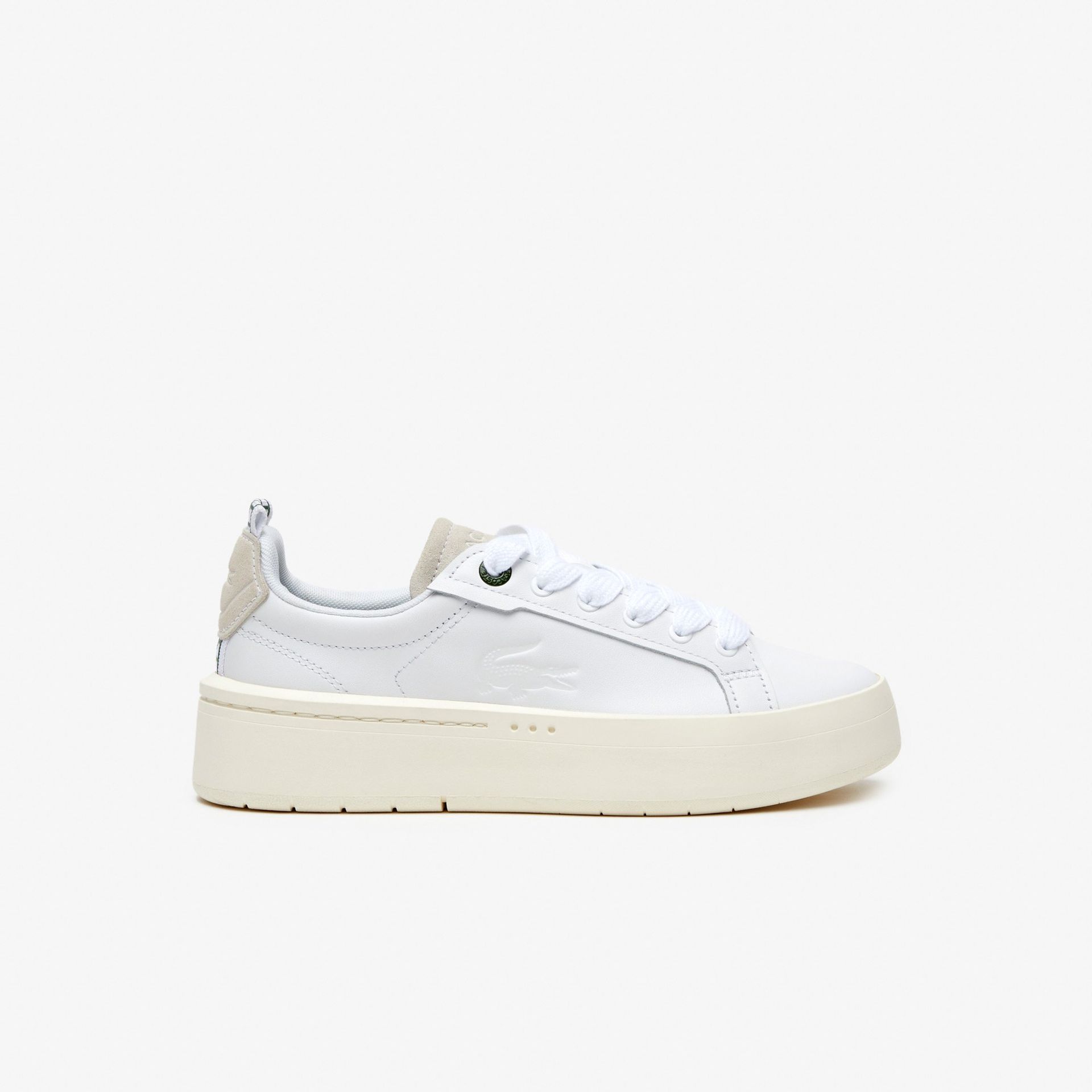 Lacoste Damskie skórzane buty sportowe Carnaby Platform