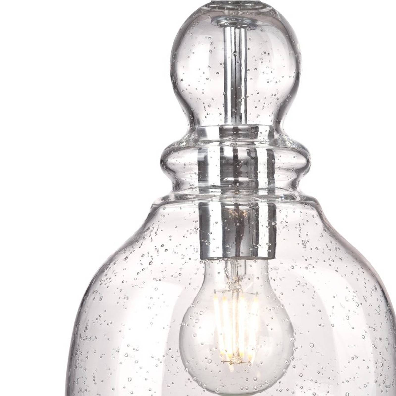 Lampa wisząca Westinghouse Fiona, kolor szczotkowany nikiel