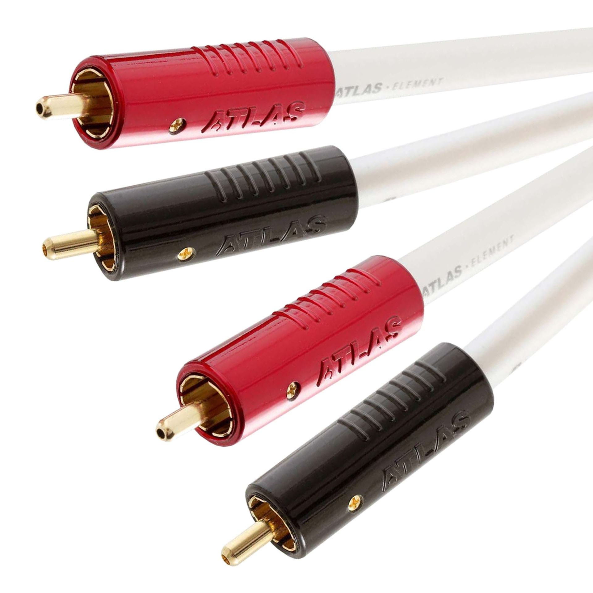 Atlas Element Achromatic RCA - Kabel interkonekt audio 2 RCA - 2 RCA (Cinch) - 0.5m 0,5m ✦ SALON ✦ ZAPYTAJ O RABAT ✦ RATY 30x0%