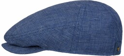 Kaszkiet Lniany Pandico Driver by Stetson, niebiesko-biały, 57 cm